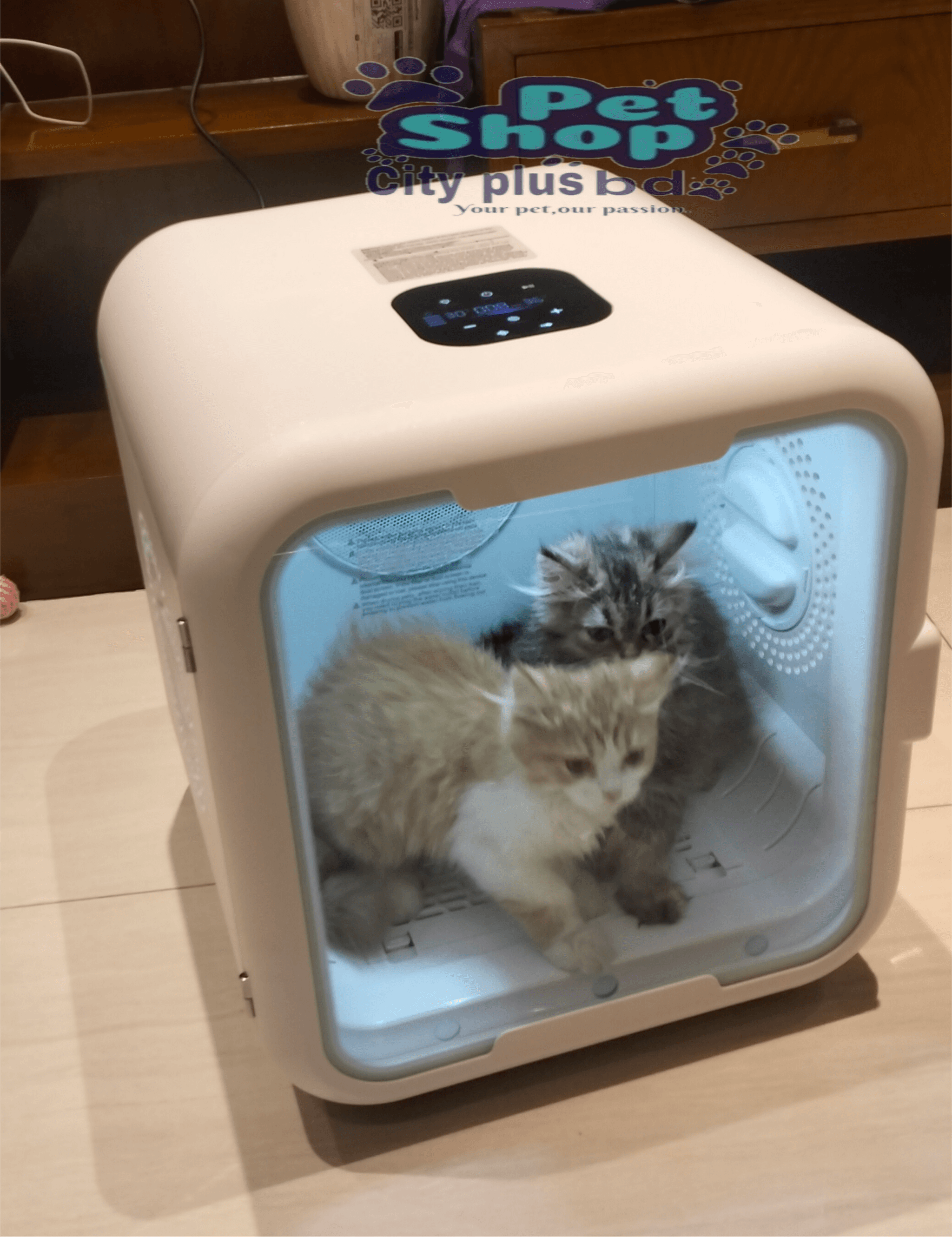 Automatic Hair Dryer Portable Dog & Cat Smart AI Drying Box